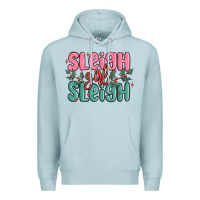 Blue Mist sleigh girl sleigh christmas Premium Hoodie - MaliasSmallBusiness