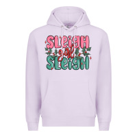 Lilac sleigh girl sleigh christmas Premium Hoodie - MaliasSmallBusiness