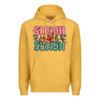 Mustard sleigh girl sleigh christmas Premium Hoodie - MaliasSmallBusiness