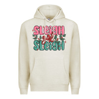 Oatmeal Heather sleigh girl sleigh christmas Premium Hoodie - MaliasSmallBusiness