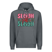 Rock sleigh girl sleigh christmas Premium Hoodie - MaliasSmallBusiness