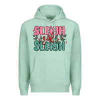 Seafoam sleigh girl sleigh christmas Premium Hoodie - MaliasSmallBusiness