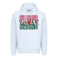 White sleigh girl sleigh christmas Premium Hoodie - MaliasSmallBusiness