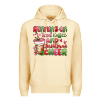 Pina Colada running on iced coffee and christmas cheer Premium Hoodie - MaliasSmallBusiness