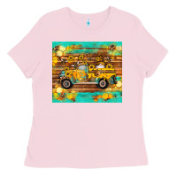 Bubblegum Pink western bee gnomes truck honeycomb  leopard turquoise wooden serape Ladies Tee - Artiststas