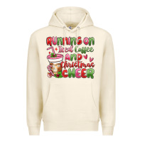Tofu running on iced coffee and christmas cheer Premium Hoodie - MaliasSmallBusiness