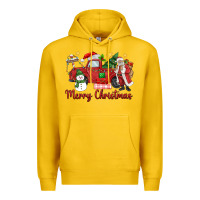 Lemon merry christmas truck Premium Hoodie - MaliasSmallBusiness