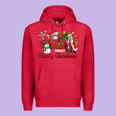 Premium Hoodie merry christmas truck