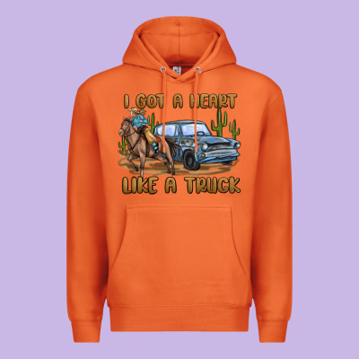 Premium Hoodie i got a heart like a truck