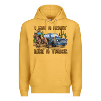 Mustard i got a heart like a truck Premium Hoodie - MaliasSmallBusiness