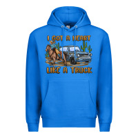 True Royal i got a heart like a truck Premium Hoodie - MaliasSmallBusiness