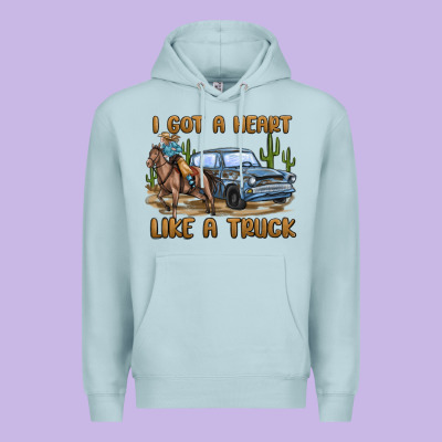 Premium Hoodie i got a heart like a truck