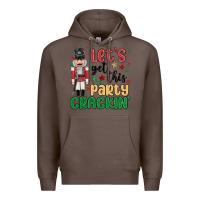 Coffee lets get this party crackin Premium Hoodie - MaliasSmallBusiness