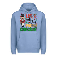 Colony Blue lets get this party crackin Premium Hoodie - MaliasSmallBusiness