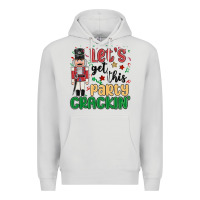 Dove Grey lets get this party crackin Premium Hoodie - MaliasSmallBusiness