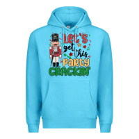 Ocean Blue lets get this party crackin Premium Hoodie - MaliasSmallBusiness