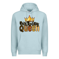 Blue Mist birthday queen Premium Hoodie - MaliasSmallBusiness