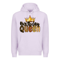 Lilac birthday queen Premium Hoodie - MaliasSmallBusiness