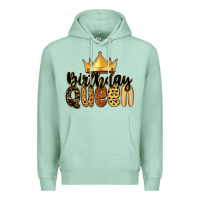 Seafoam birthday queen Premium Hoodie - MaliasSmallBusiness