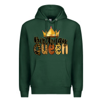 Sports Green birthday queen Premium Hoodie - MaliasSmallBusiness