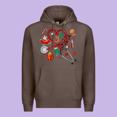 Premium Hoodie christmas nurse