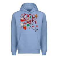 Colony Blue christmas nurse Premium Hoodie - MaliasSmallBusiness