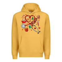 Mustard christmas nurse Premium Hoodie - MaliasSmallBusiness