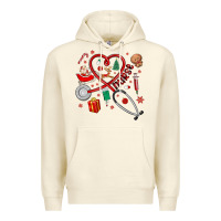Sandshell christmas nurse Premium Hoodie - MaliasSmallBusiness