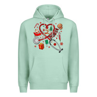 Seafoam christmas nurse Premium Hoodie - MaliasSmallBusiness