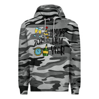 Slate Camo happy new year 2024 Premium Hoodie - MaliasSmallBusiness