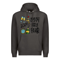 Smoke happy new year 2024 Premium Hoodie - MaliasSmallBusiness