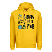 Lemon happy new year 2024 Premium Hoodie - MaliasSmallBusiness