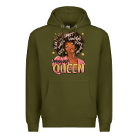 Army Green black queen Premium Hoodie - MaliasSmallBusiness