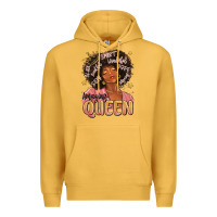 Mustard black queen Premium Hoodie - MaliasSmallBusiness