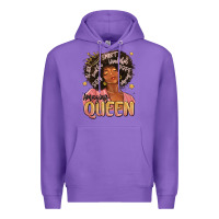 Purple black queen Premium Hoodie - MaliasSmallBusiness