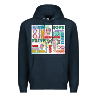 Navy autism Premium Hoodie - MaliasSmallBusiness