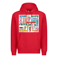 Red autism Premium Hoodie - MaliasSmallBusiness