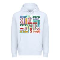 White autism Premium Hoodie - MaliasSmallBusiness