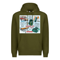 Army Green paramedic life Premium Hoodie - MaliasSmallBusiness