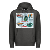 Charcoal Heather paramedic life Premium Hoodie - MaliasSmallBusiness