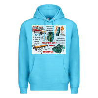 Ocean Blue paramedic life Premium Hoodie - MaliasSmallBusiness