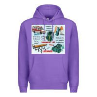 Purple paramedic life Premium Hoodie - MaliasSmallBusiness