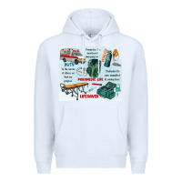 White paramedic life Premium Hoodie - MaliasSmallBusiness