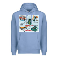 Colony Blue paramedic life Premium Hoodie - MaliasSmallBusiness