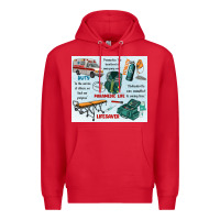 Red paramedic life Premium Hoodie - MaliasSmallBusiness