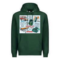 Sports Green paramedic life Premium Hoodie - MaliasSmallBusiness
