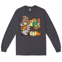 Smoke it's fall y'all gnome Long Sleeve Tee - BarkalooDesign