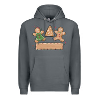 Rock gingerbread christmas Premium Hoodie - MaliasSmallBusiness