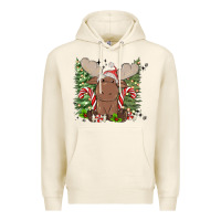 Tofu christmas reindeer Premium Hoodie - MaliasSmallBusiness