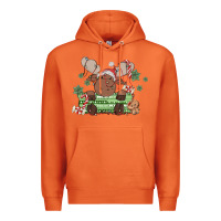 Carrot christmas reindeer Premium Hoodie - MaliasSmallBusiness